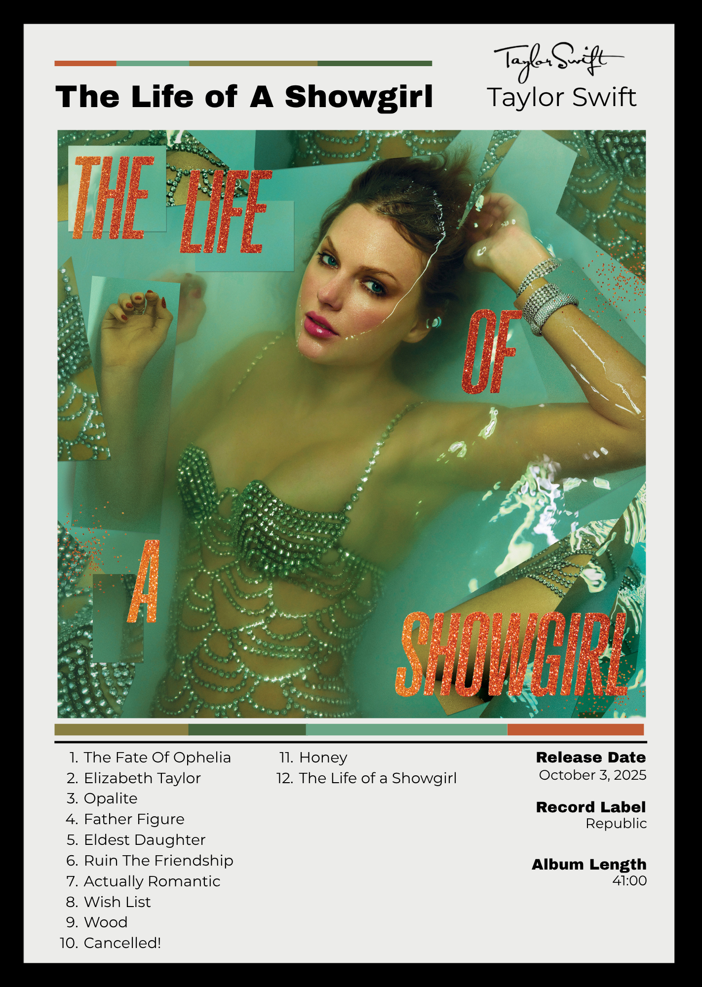 Taylor Swift "Life of A Showgirl"