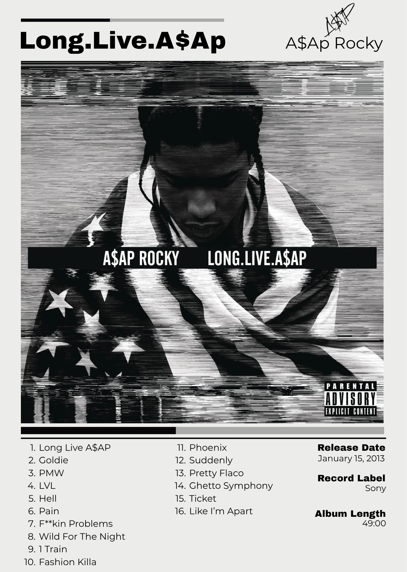 A$AP Rocky "Long. Live. ASAP"