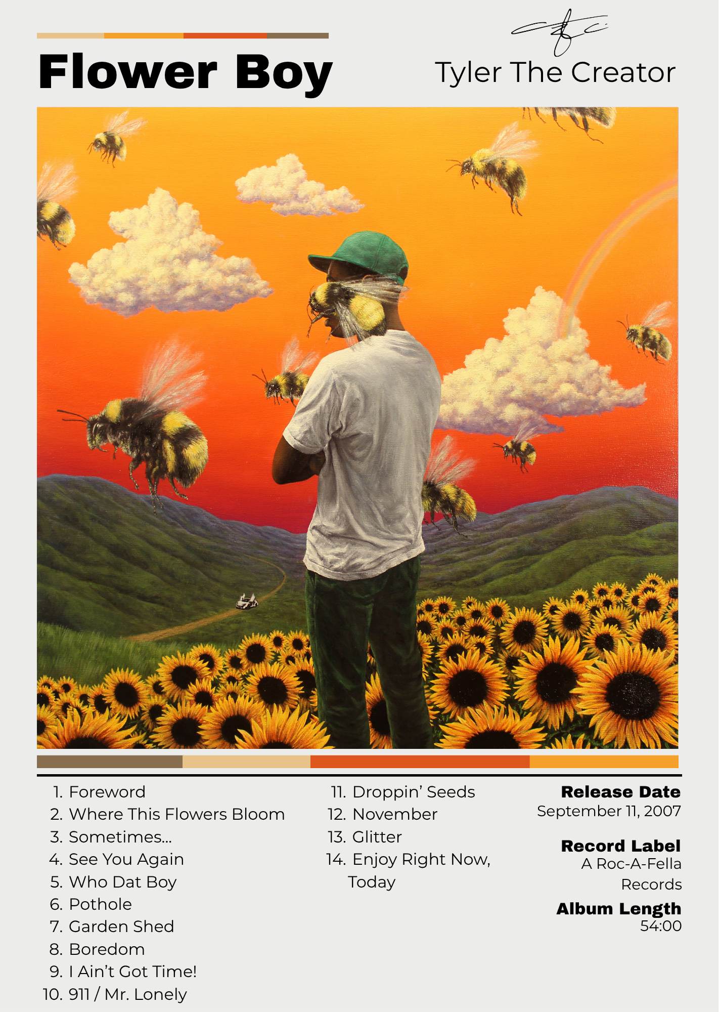Tyler The Creator "Flower Boy"