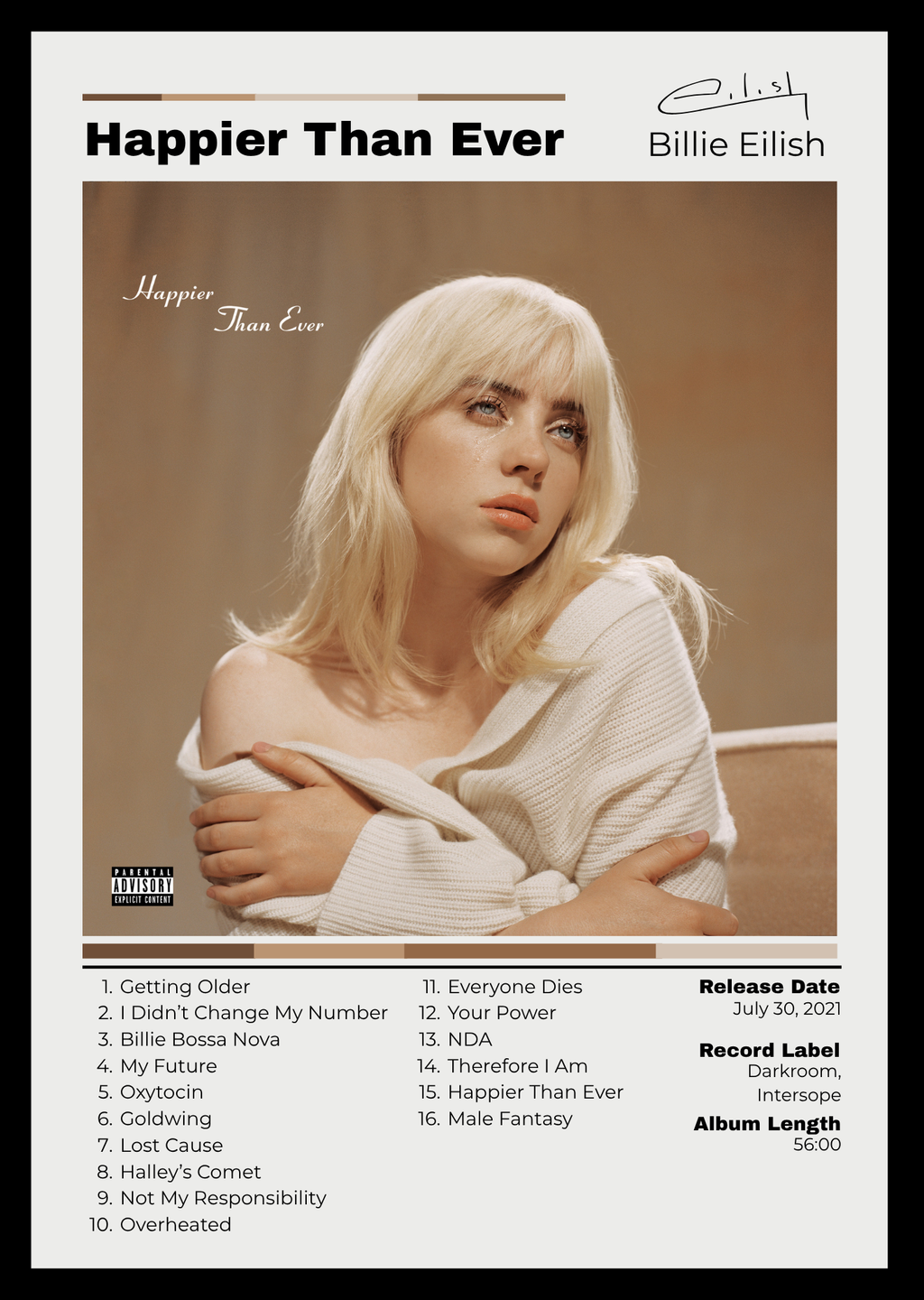 Billie Eilish "Happier Than Ever"