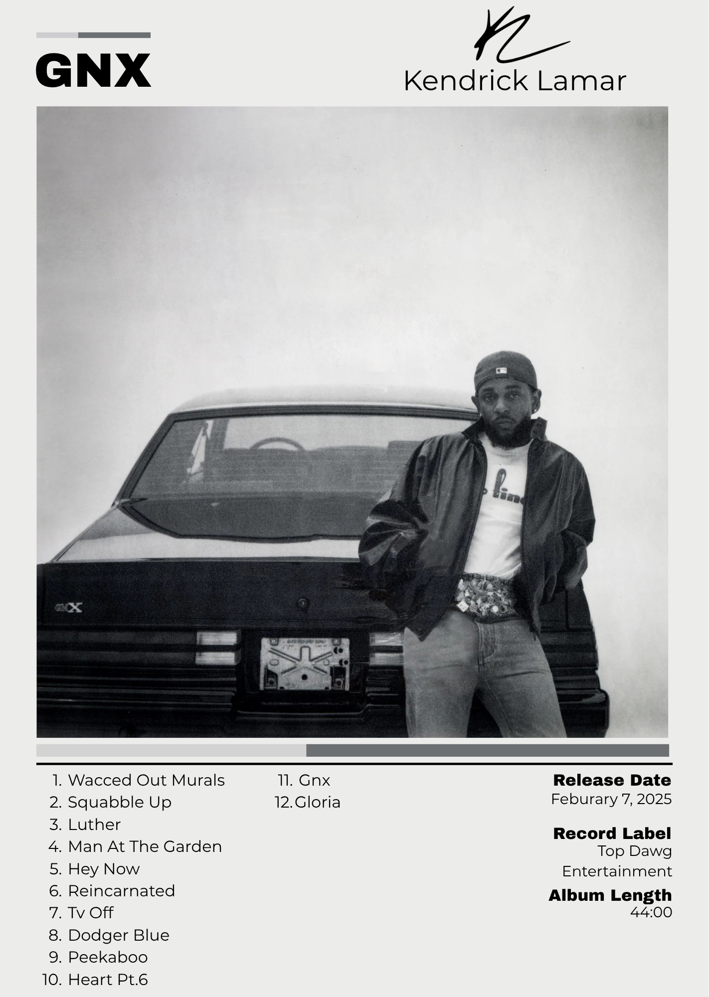 Kendrick Lamar "GNX"