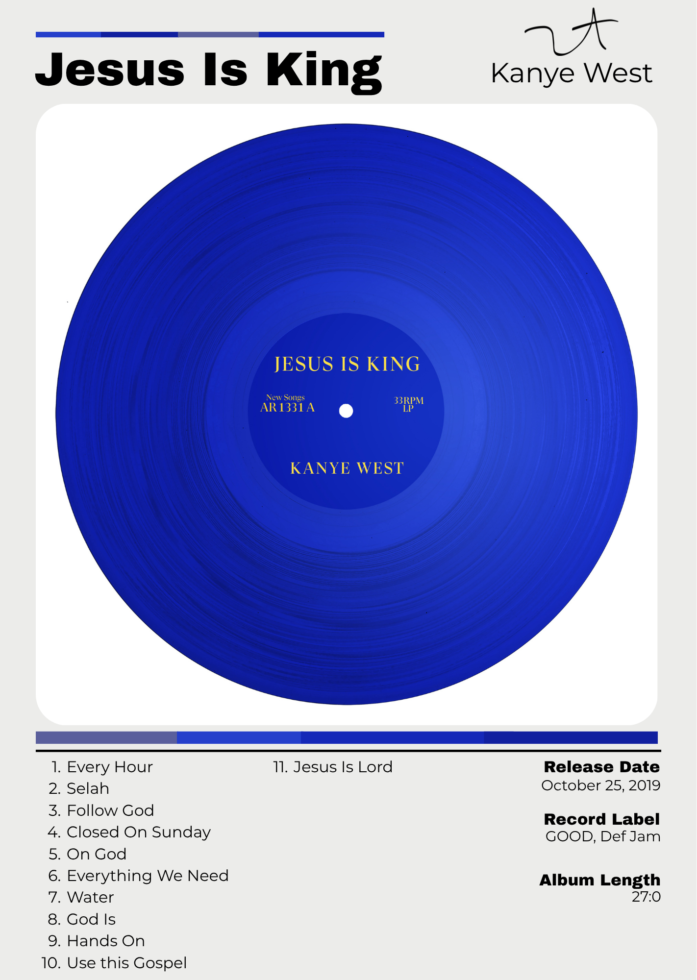 Kanye West "Jesus Is King"