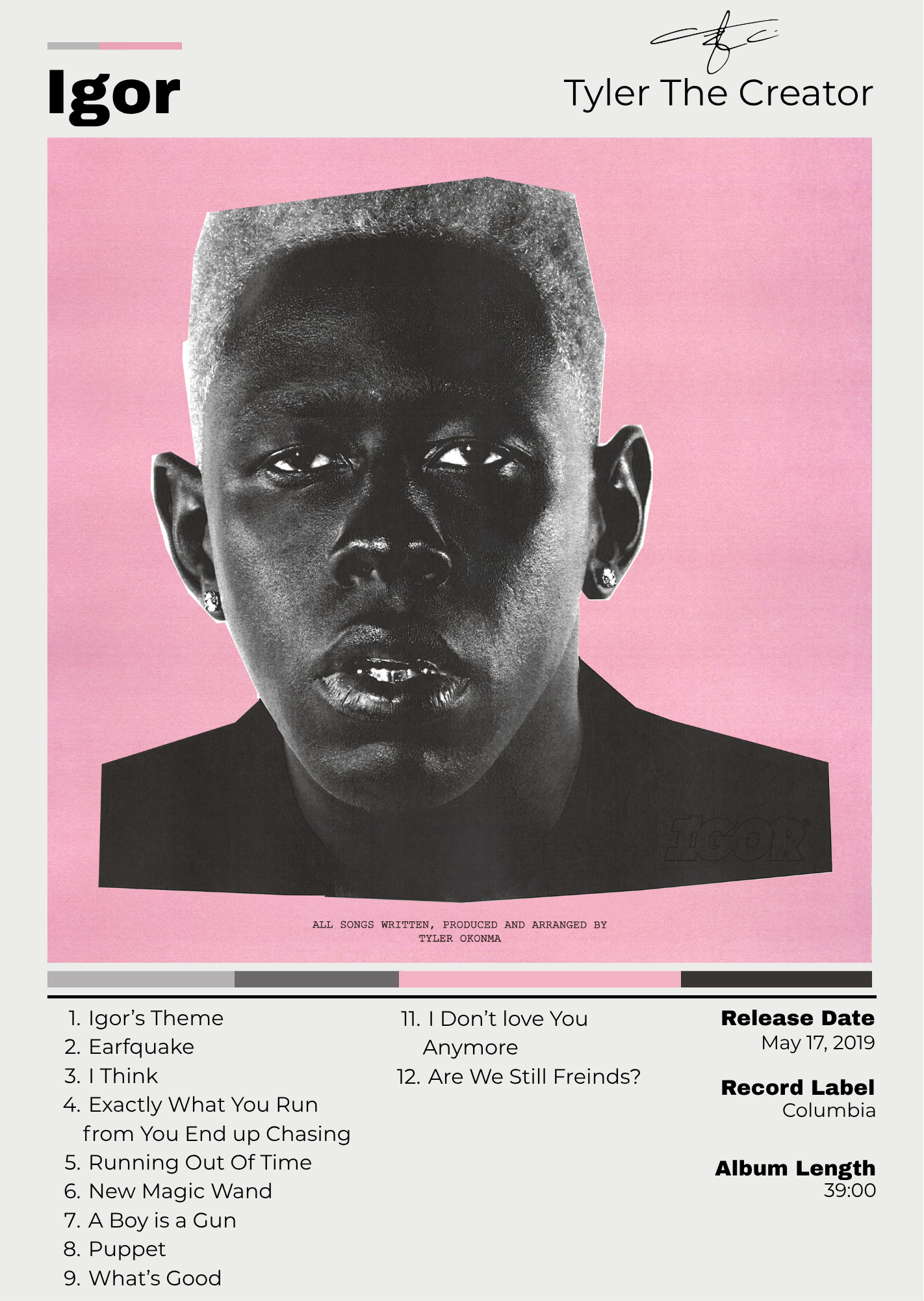 Tyler The Creator "Igor"